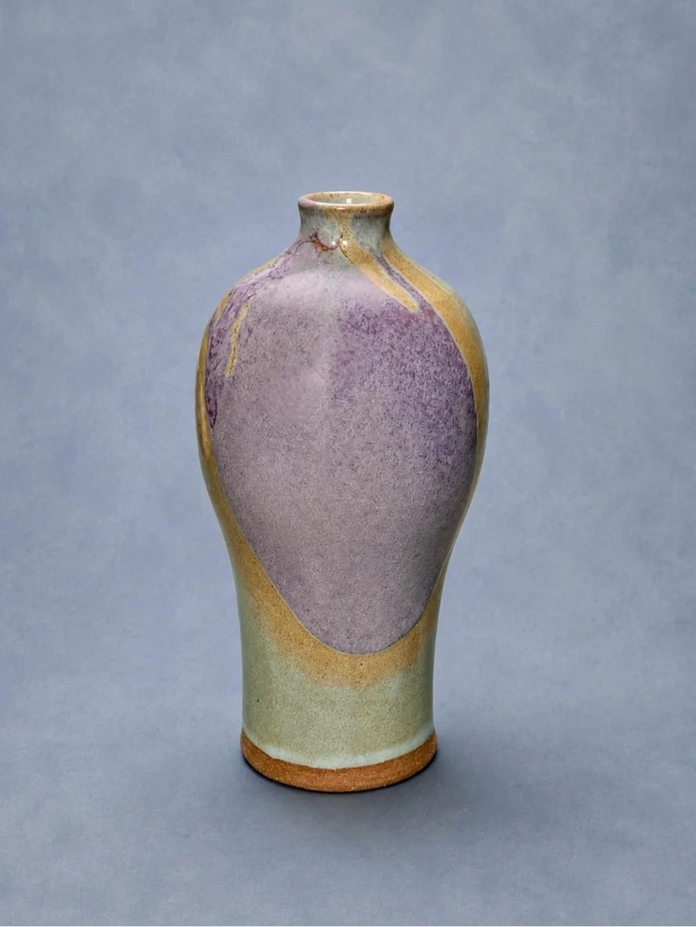 Ruth Stein for Diane Love NYC Studio Art Pottery Vase Signed Multicolor 7”